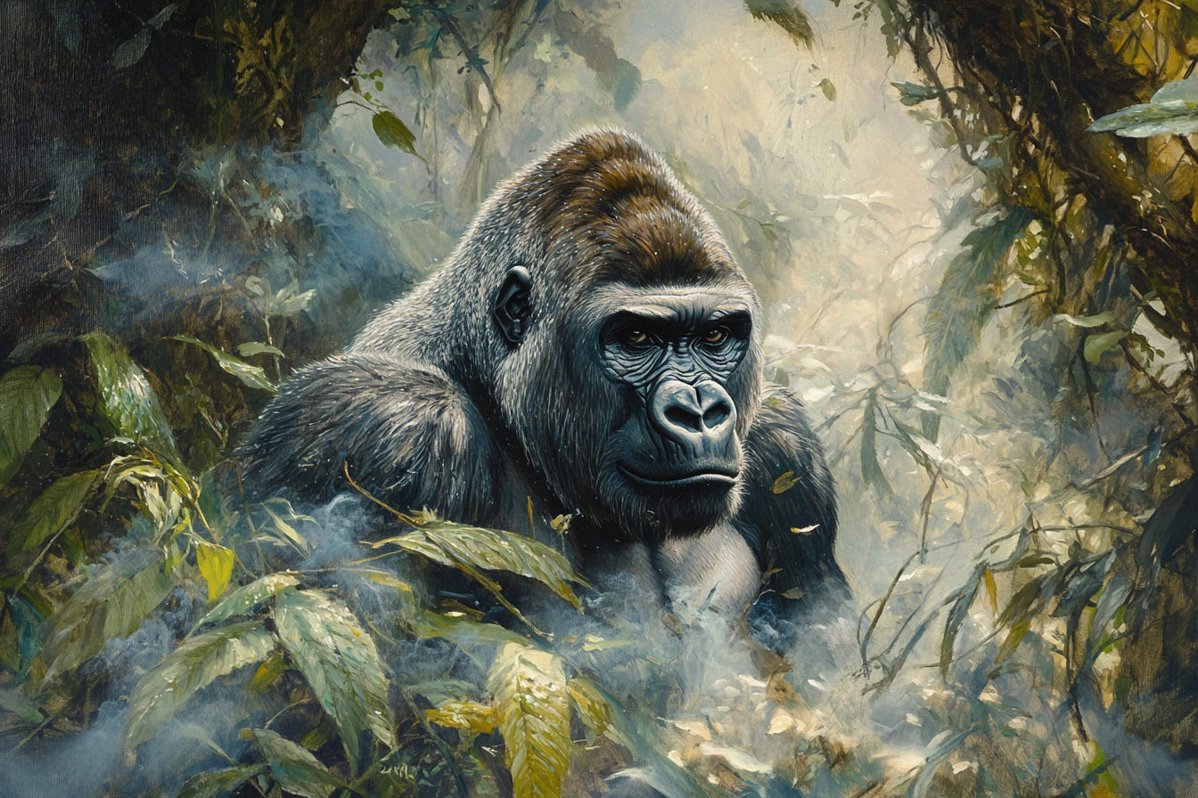Silverback Jungle Blanket