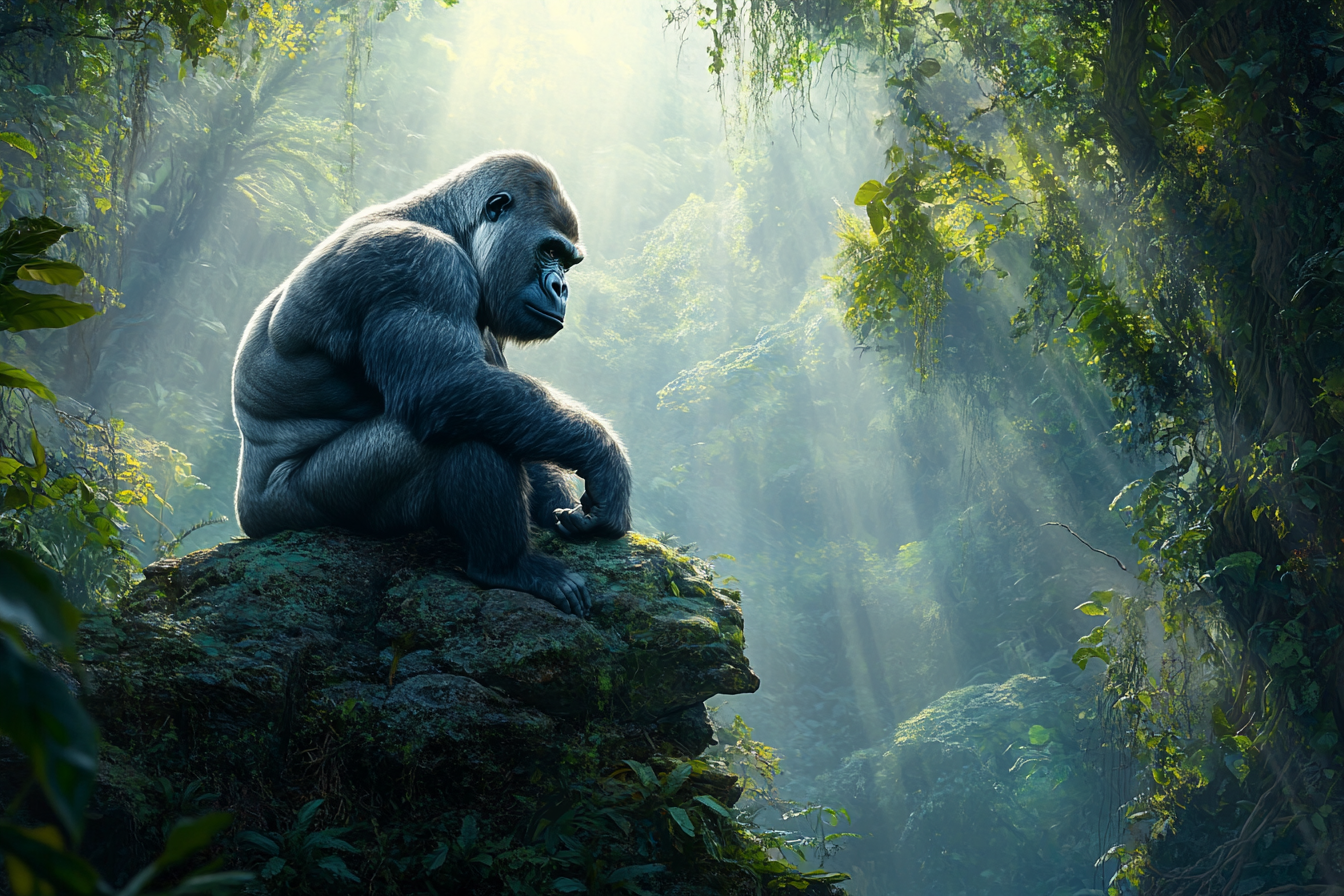 Silverback Reflections Canvas