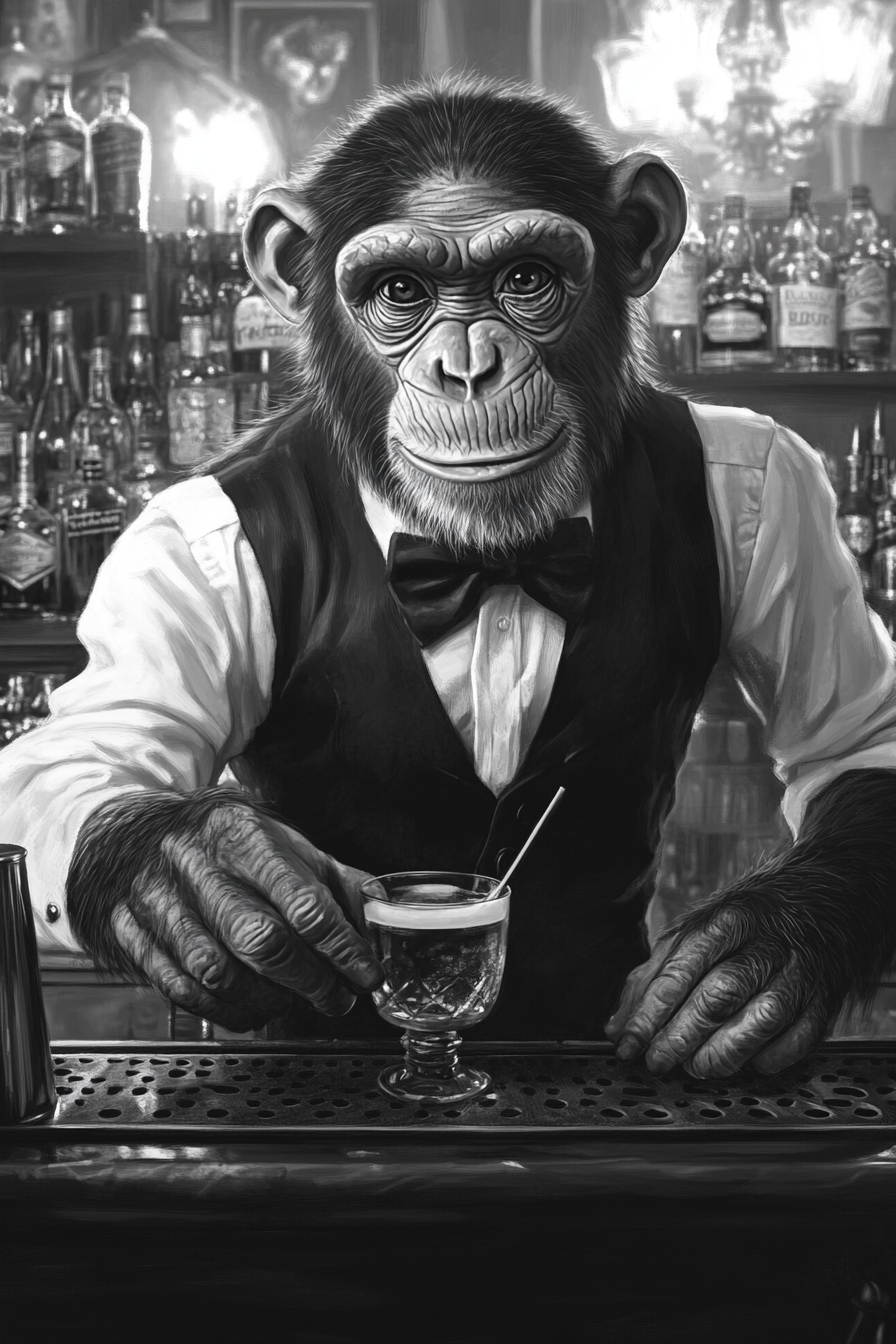 Simian Speakeasy Canvas
