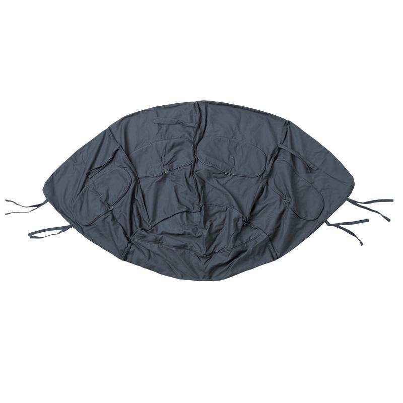 Globo Single Anthracite Hanging Egg Chair