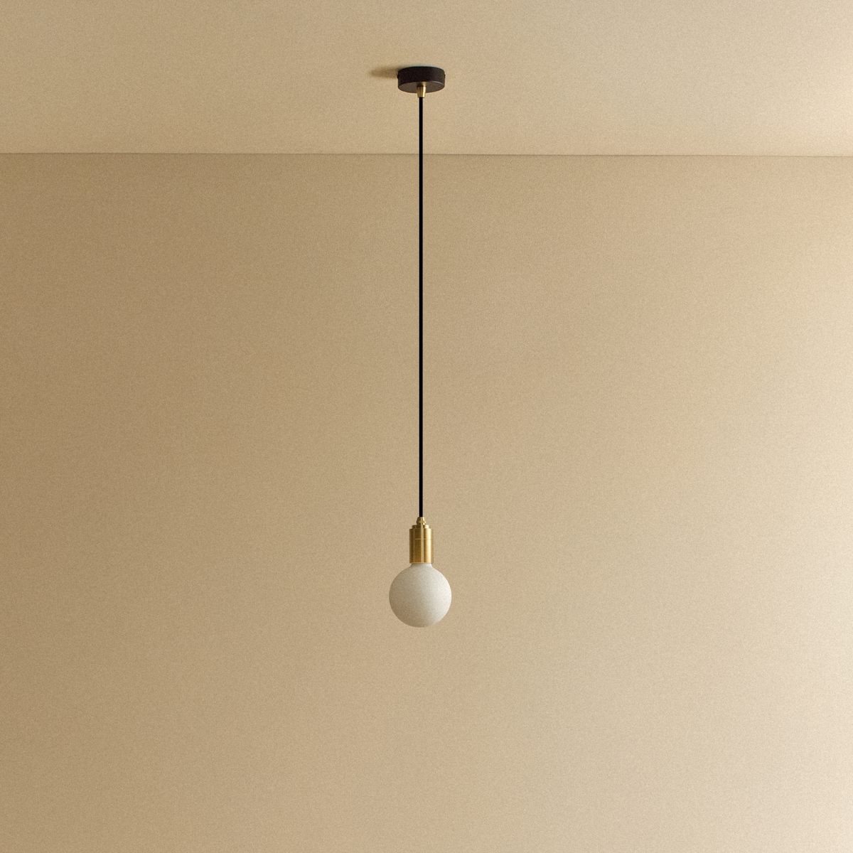 Sphere III Pendant Light in Brass