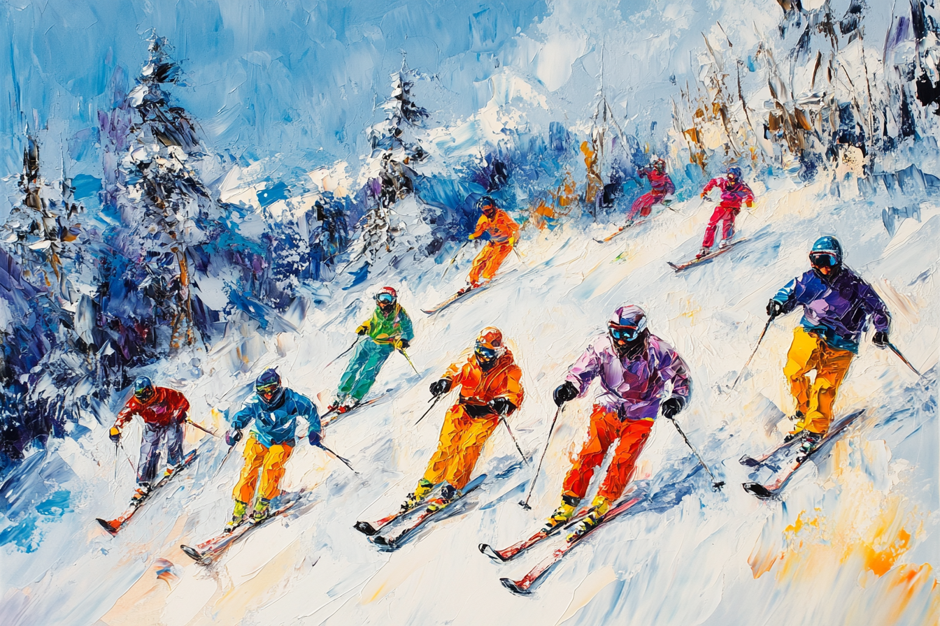 Ski Adventure Blanket