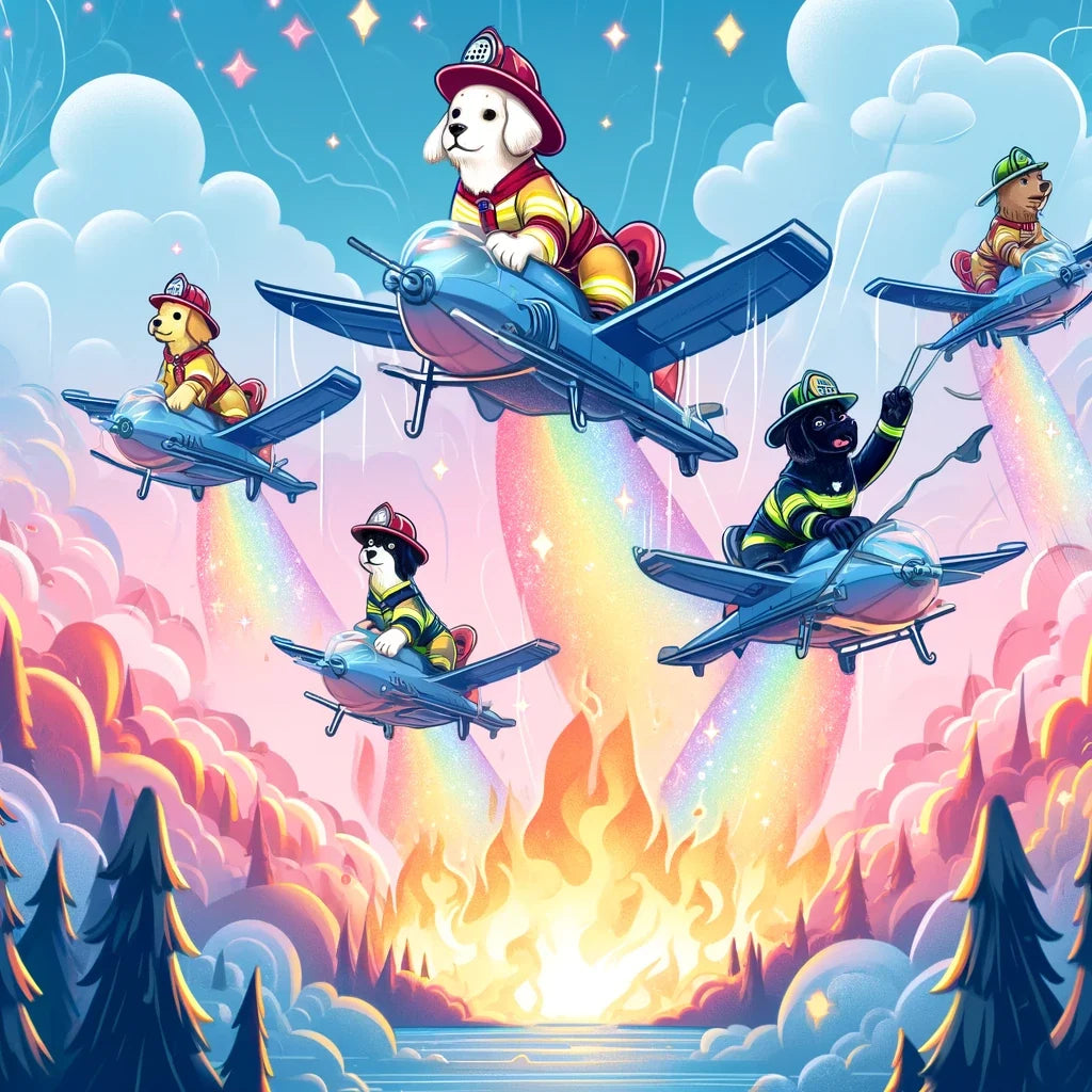 Skyfire Sparkle Brigade Canvas