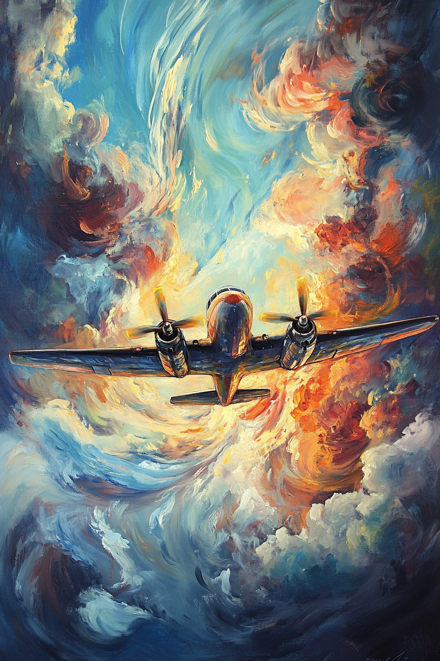 Skyward Soaring Canvas