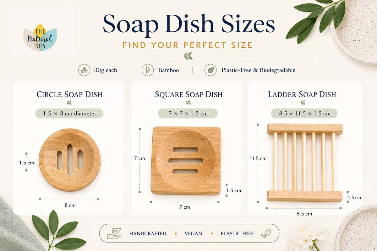 Natural Bamboo Soap Draining Dish - Ladder style