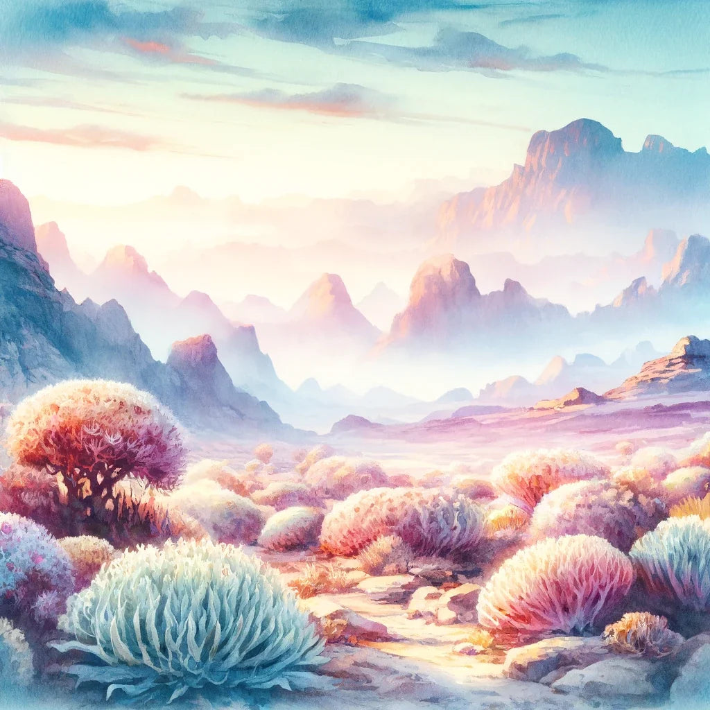 Socotra Dreamscape Cotton Cushion