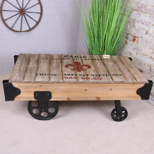 Sonala Rustic Railway Coffee Table