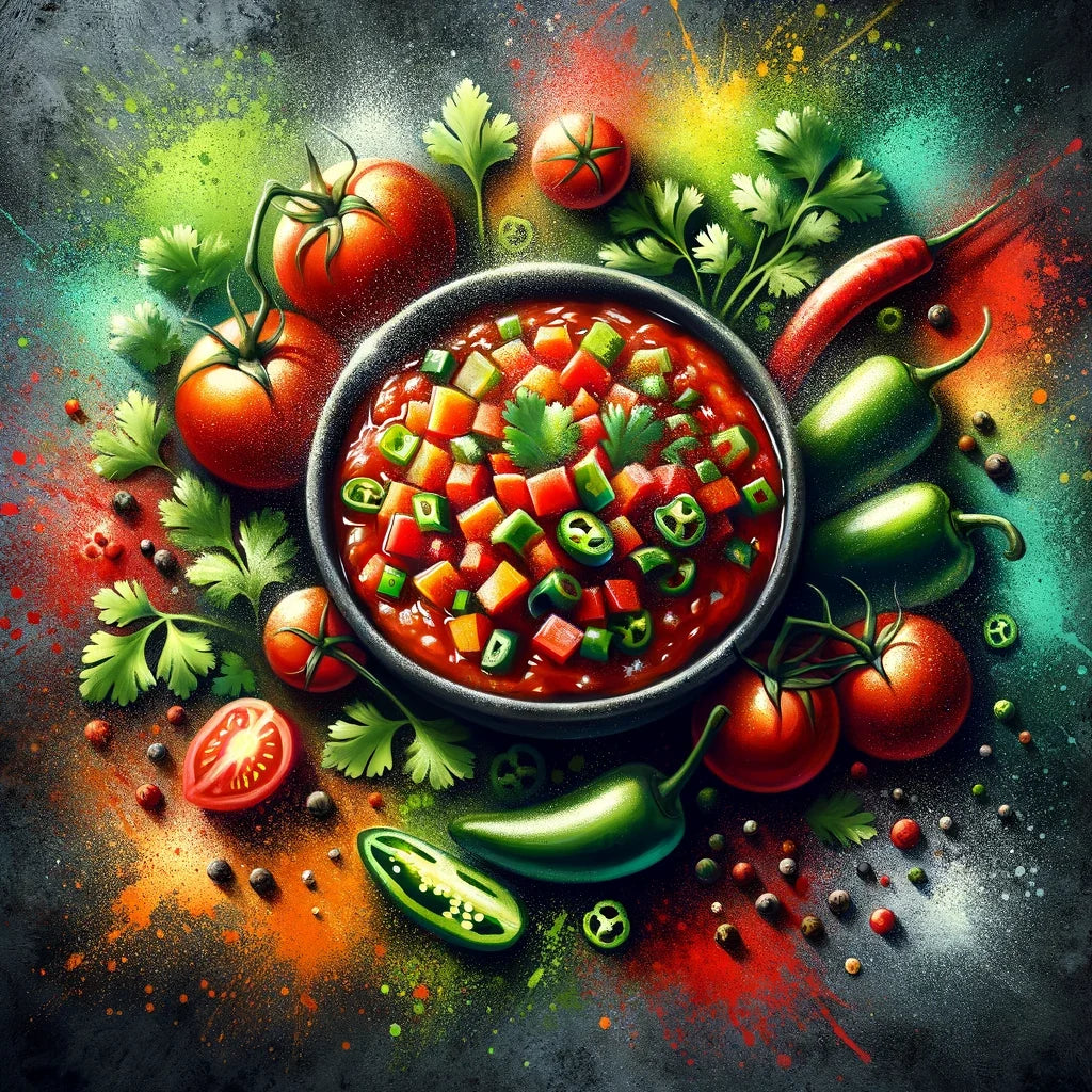 Spicy Salsa Symphony Cotton Cushion