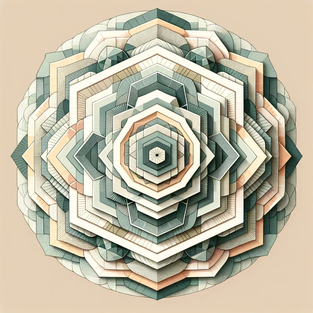 Spiral Serenity Canvas