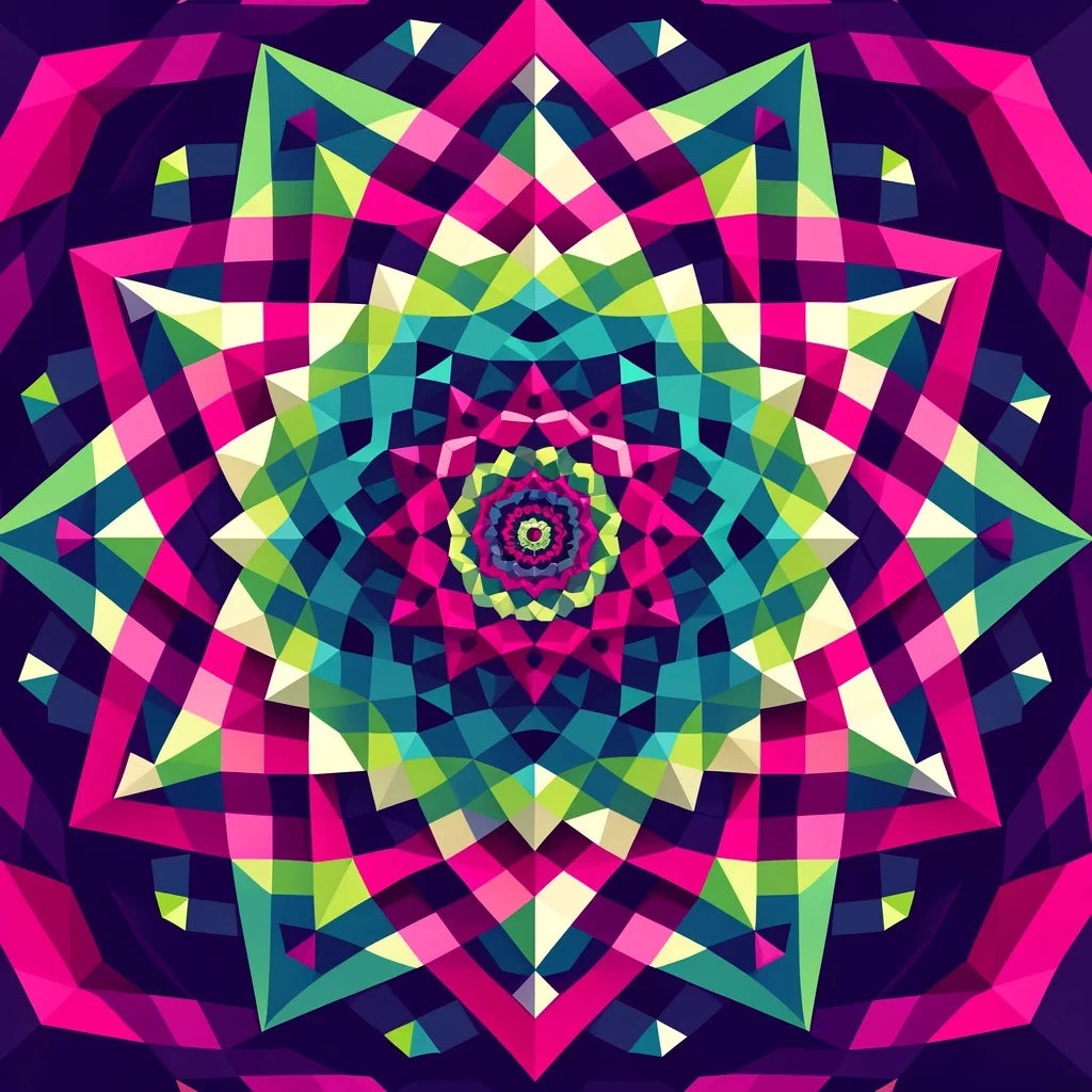 Spiraling Stars Canvas