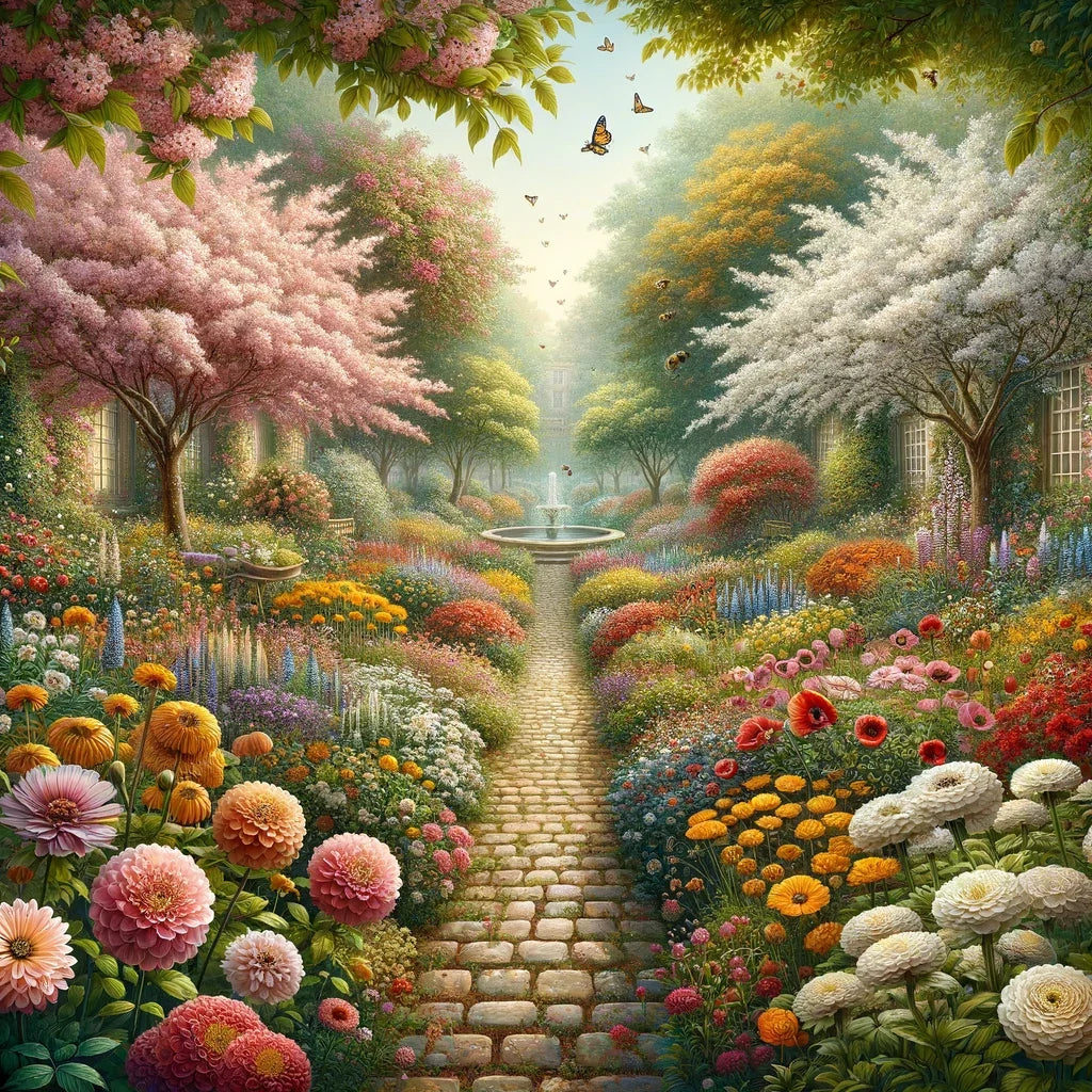 Spring Garden Serenade Canvas