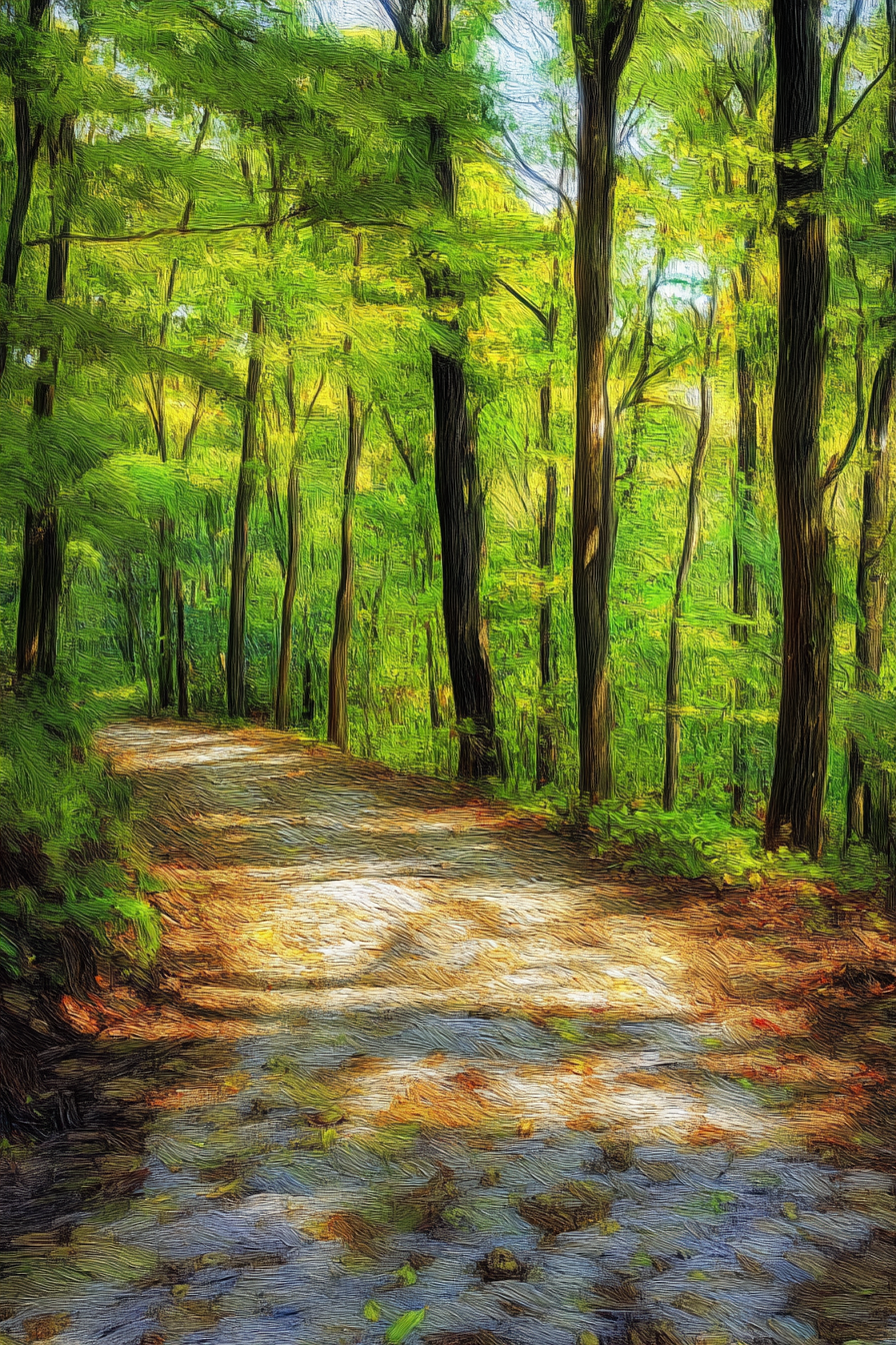 Spring Woodland Awakening Canvas