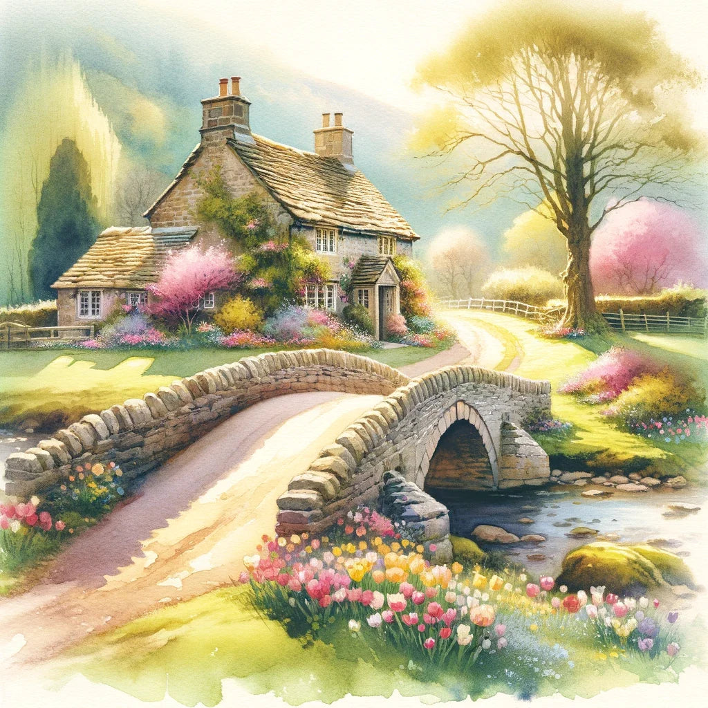 Springtime Stonebridge Retreat Canvas