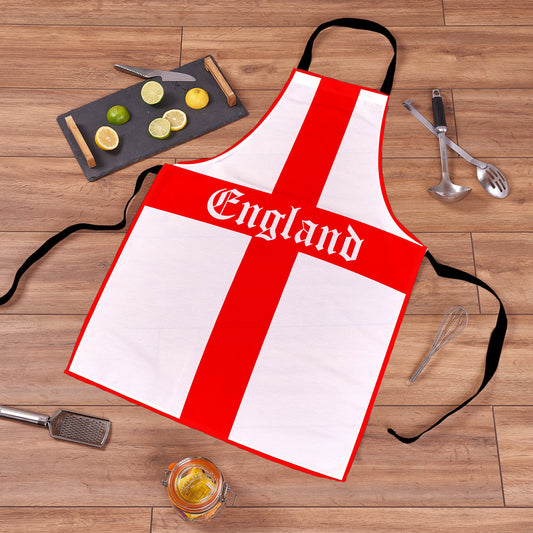 England! St George - Novelty - Water-Resistant Adults Apron