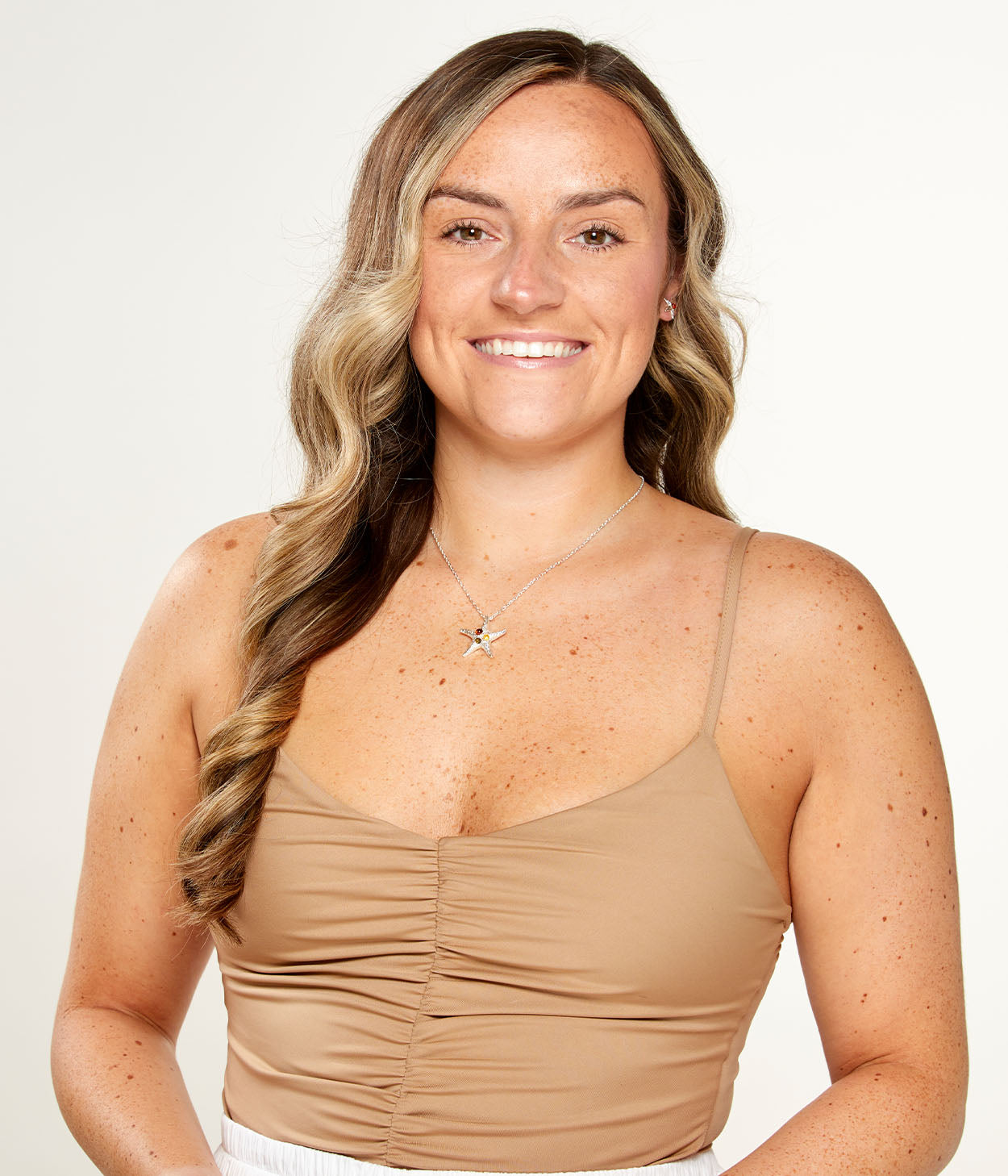 Amber Starfish Necklace