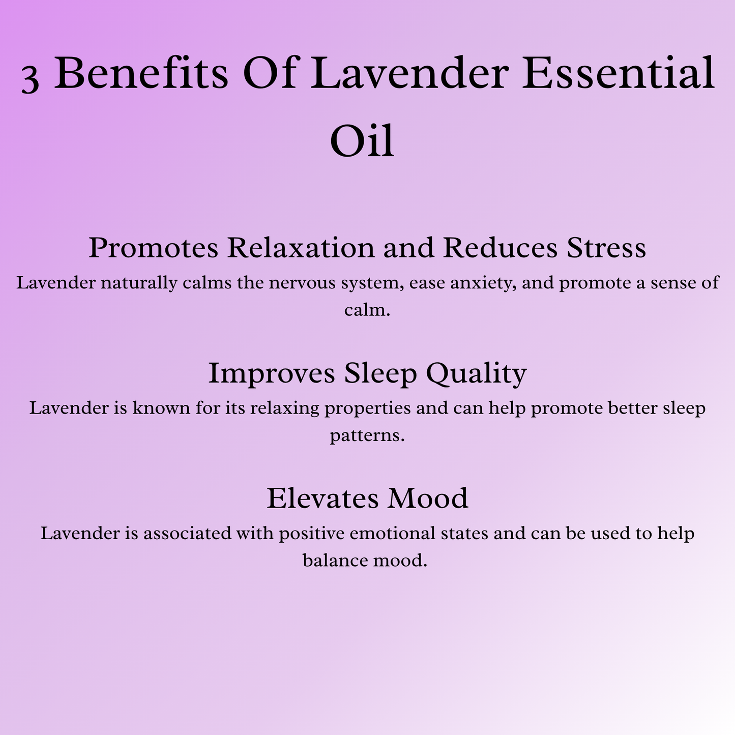 Lavender Essential Oil - For Sleep and Relaxation