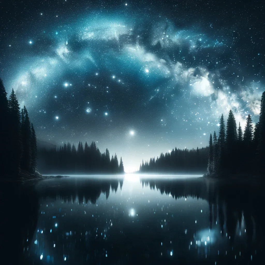 Stellar Reflections Cotton Cushion