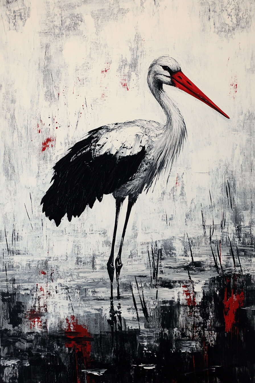 Stork's Reverie Canvas