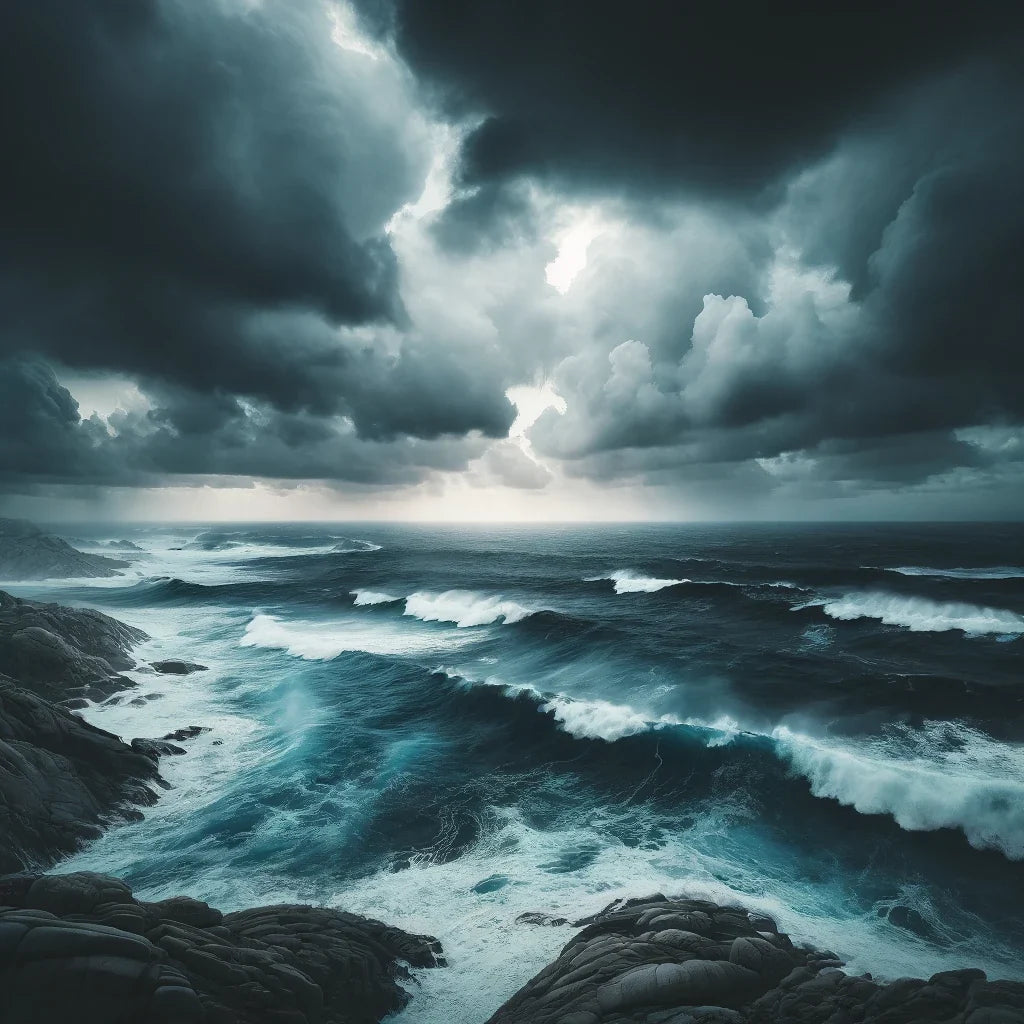 Stormy Seascape Canvas