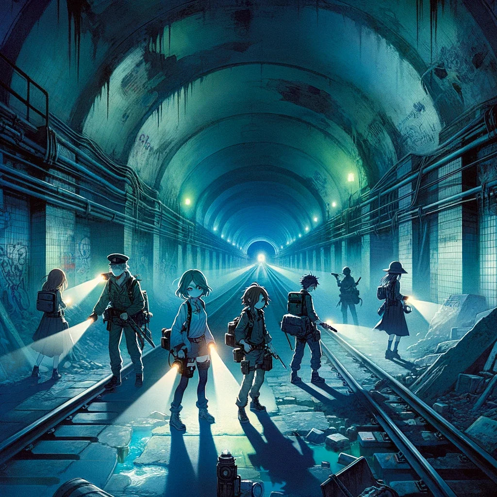 Subway Shadows Canvas