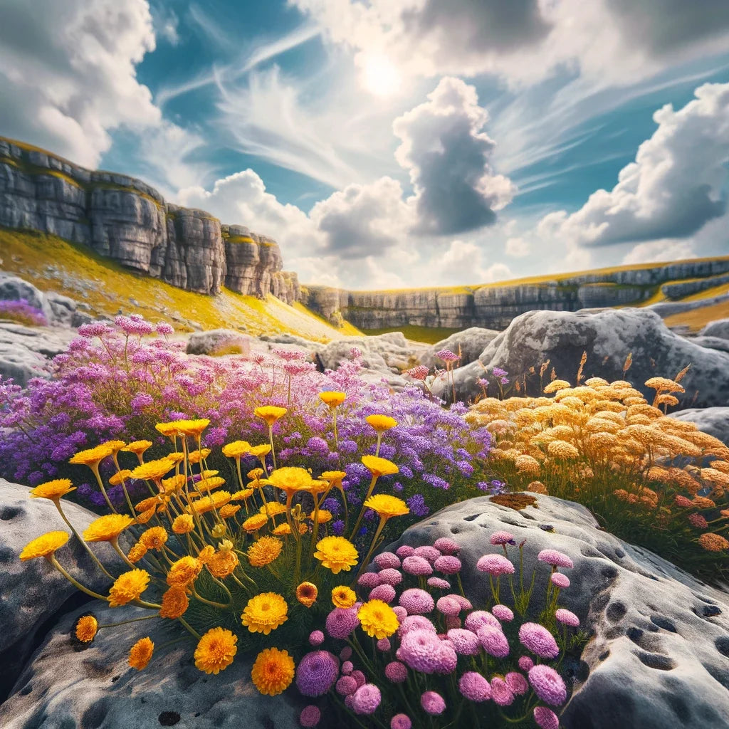 Summer at Malham Cove Canvas