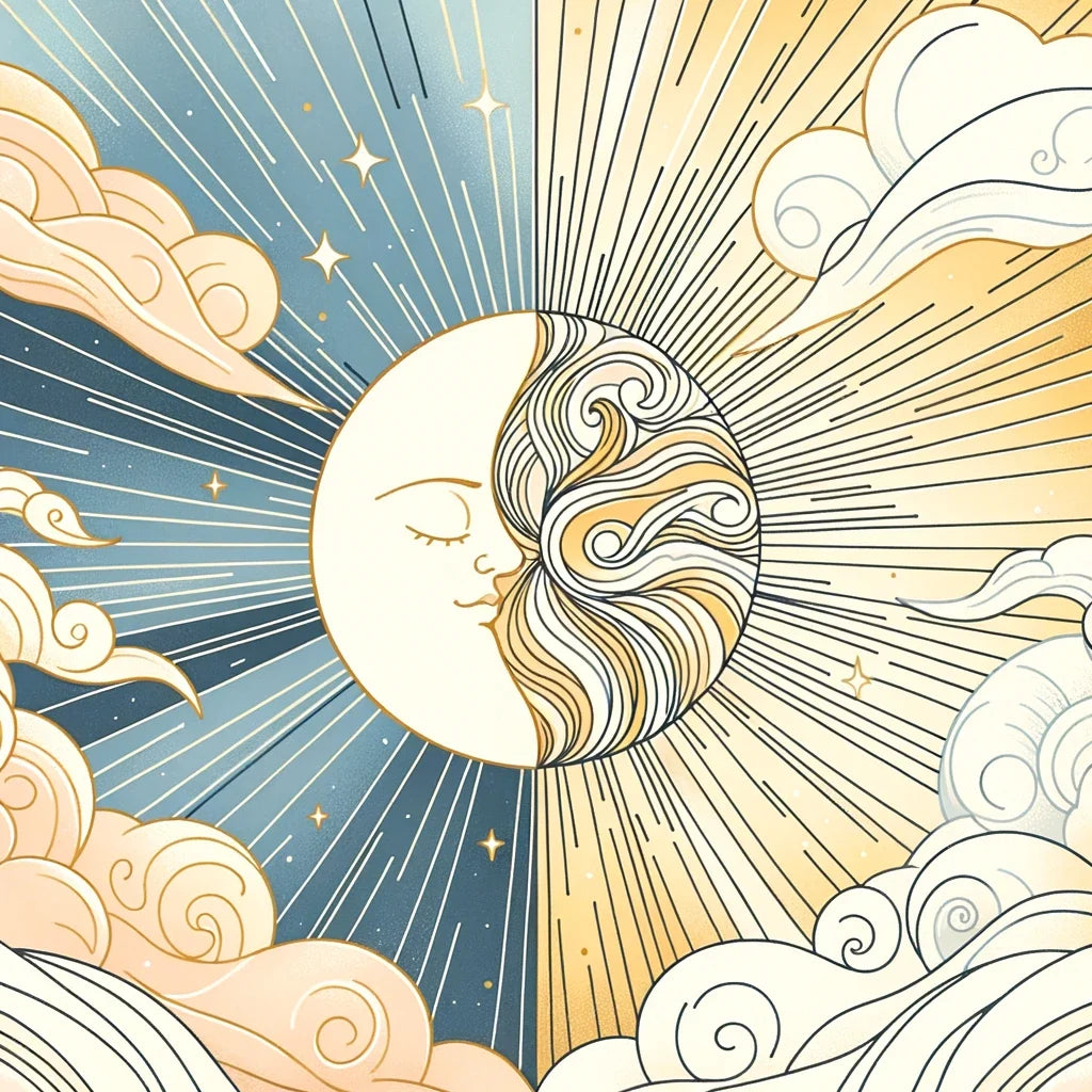Sun and Moon Symphony Canvas