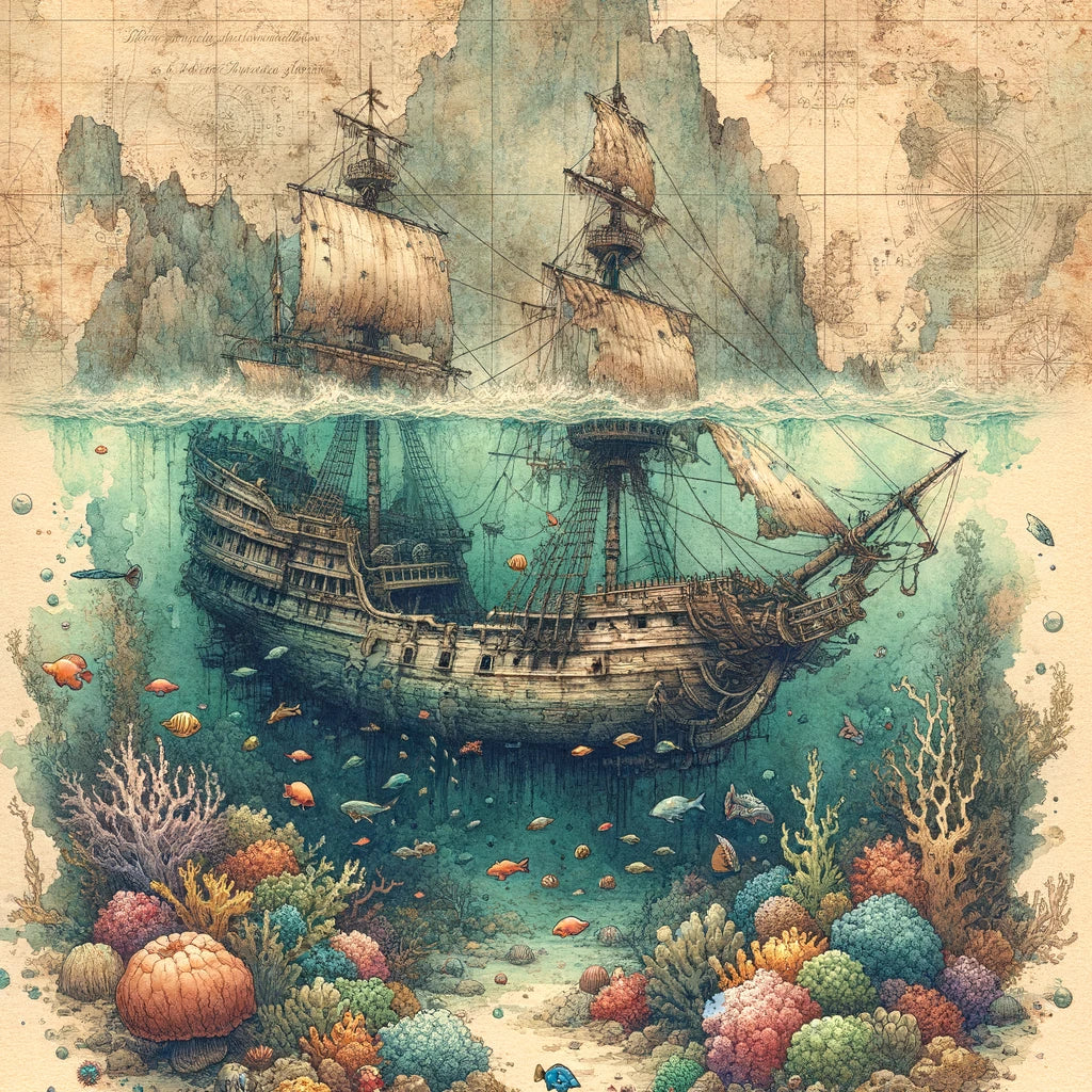 Sunken Treasures Canvas