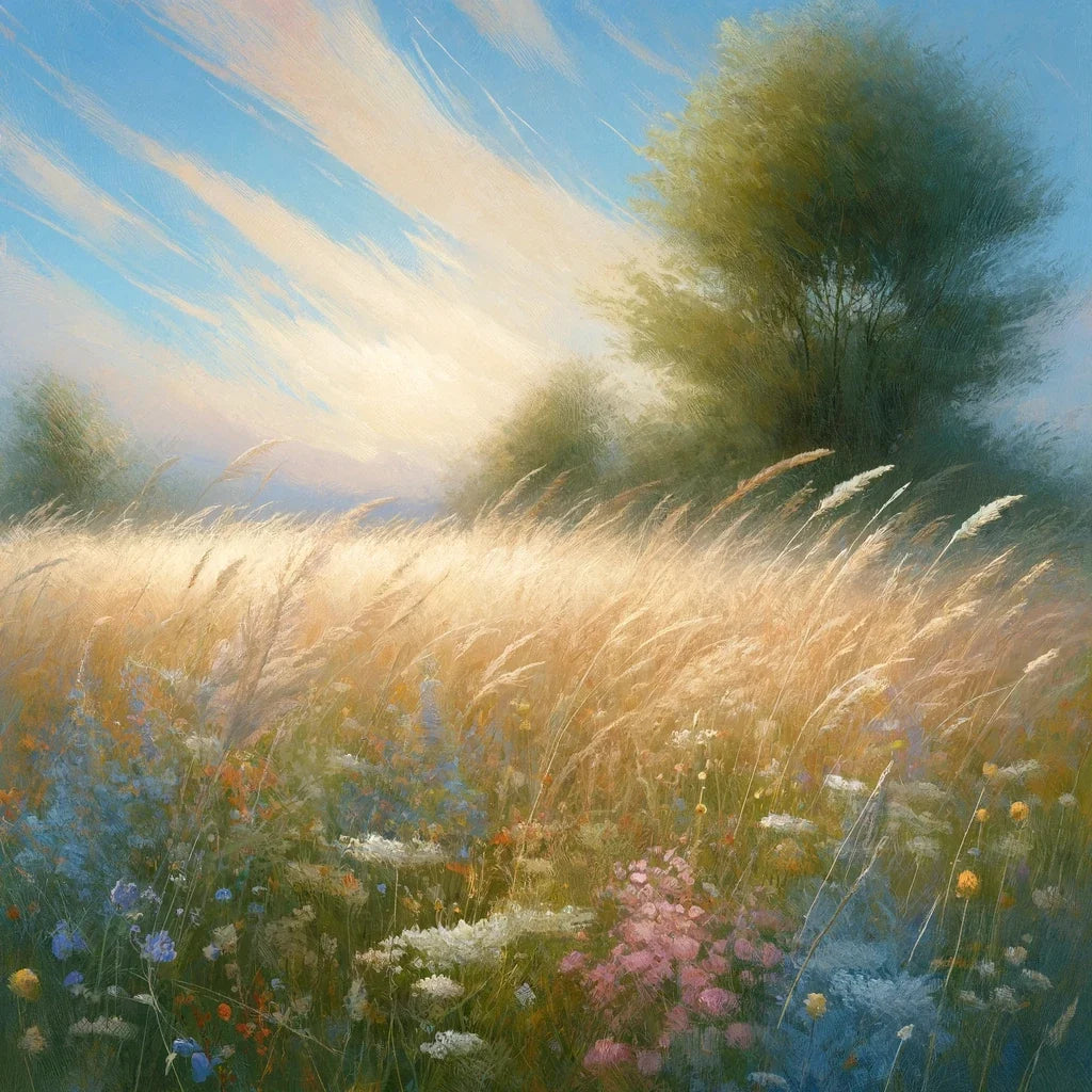 Sunlit Meadow Canvas