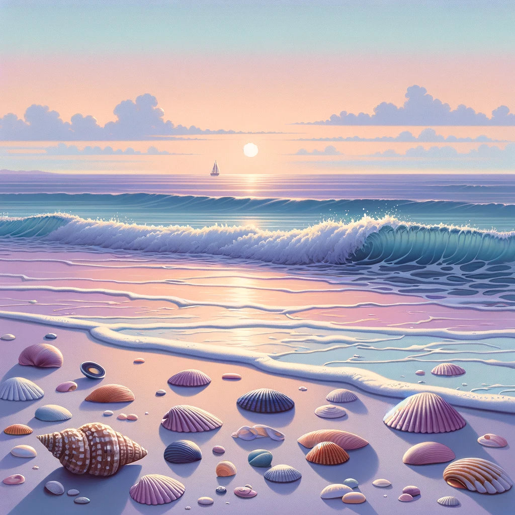 Sunset Serenity Cotton Cushion