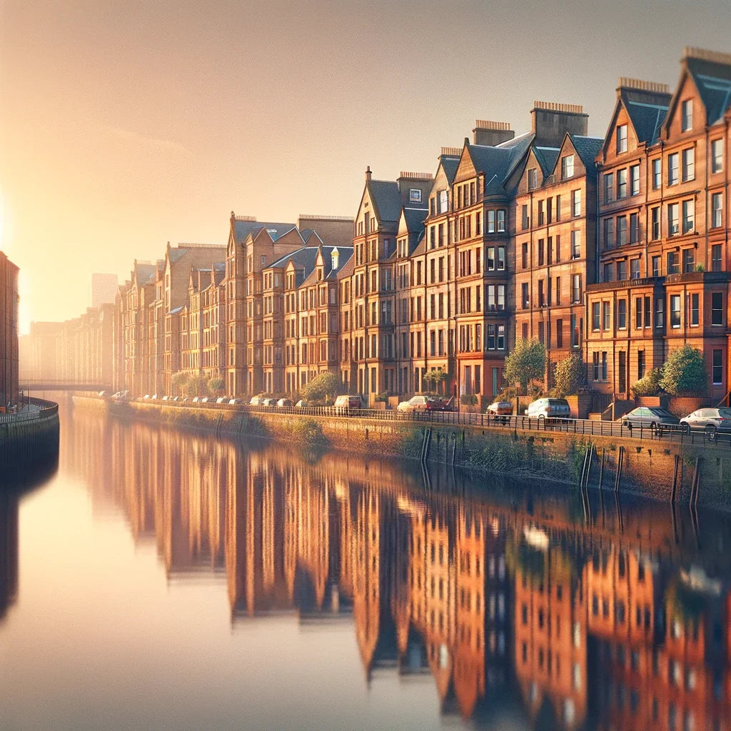 Sunset Serenity Glasgow Canvas