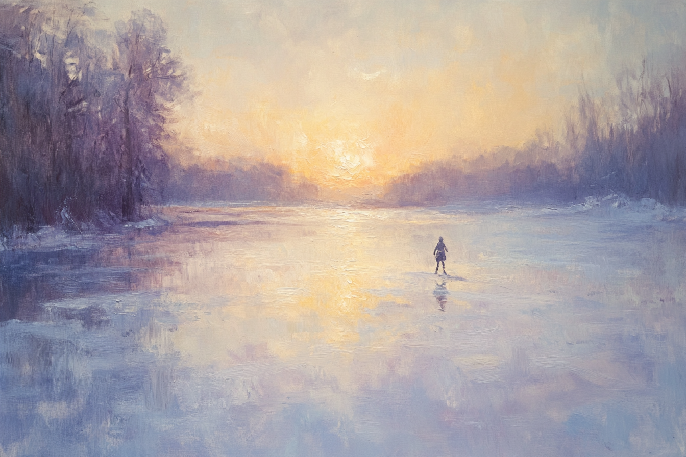 Sunset Skater Canvas