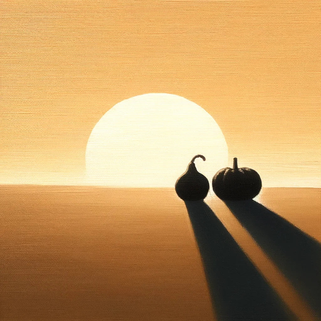 Sunset Squash Serenity Canvas
