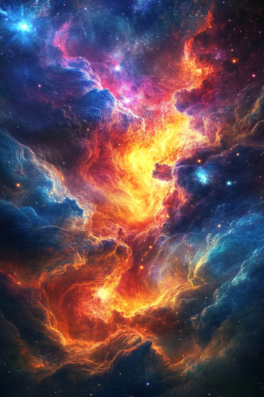 Supernova Explosion Canvas