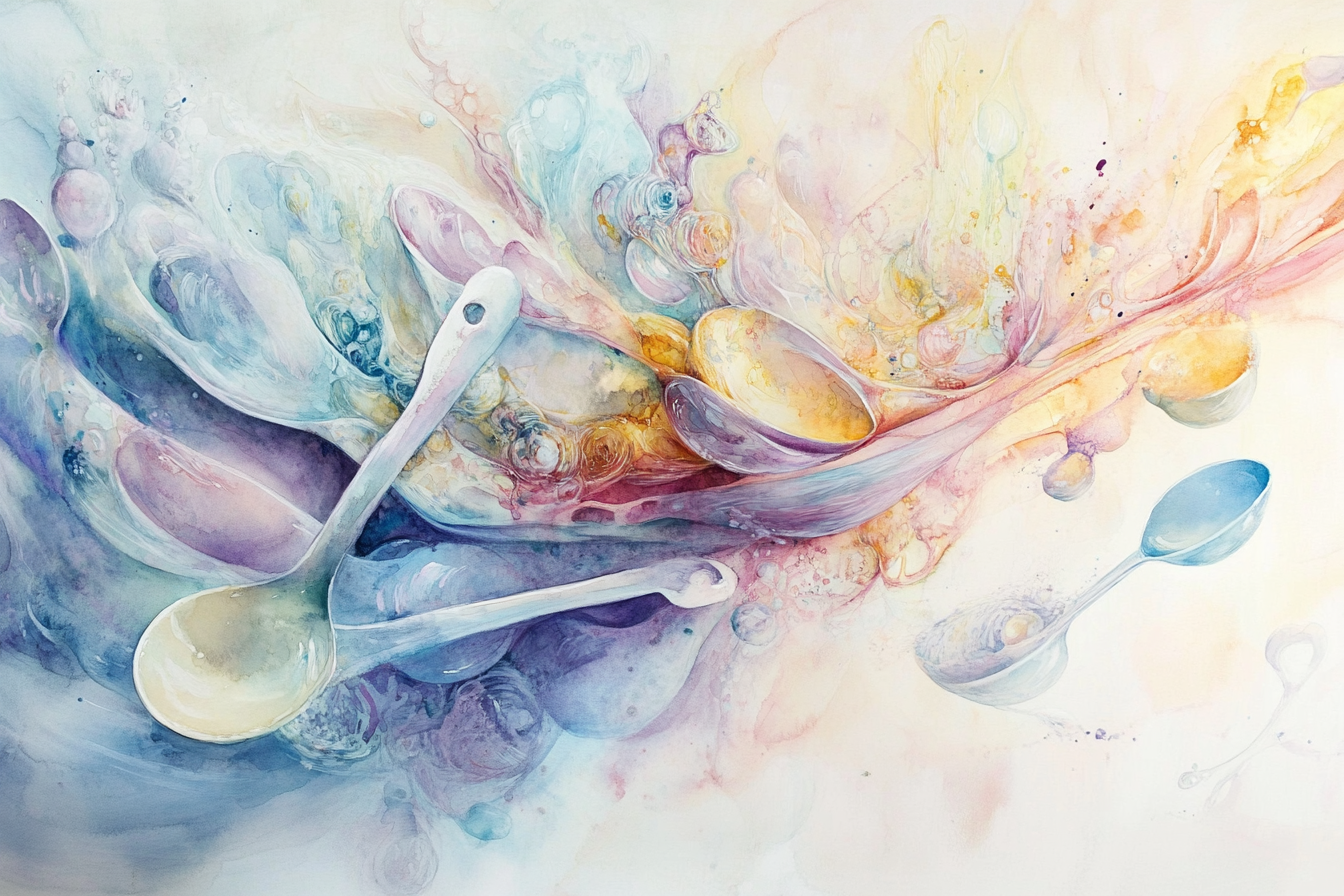 Surreal Utensil Dream Canvas