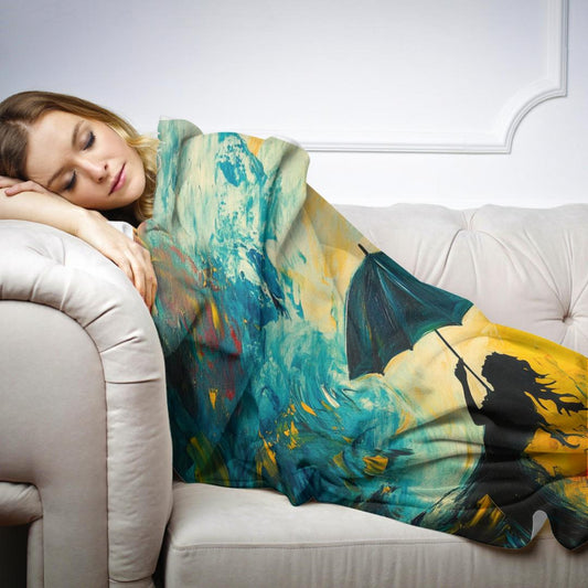 Dancing Umbrella Blanket