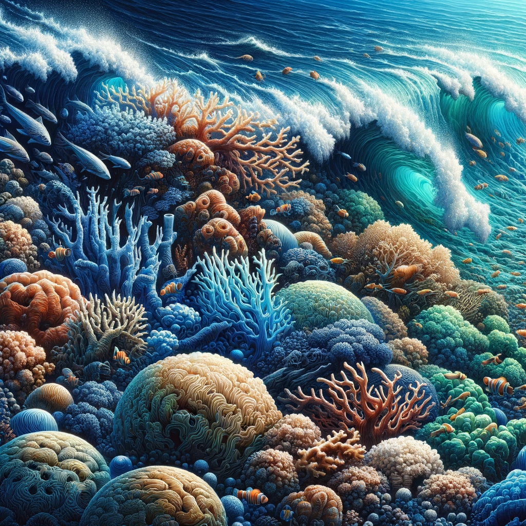 Symphony of the Coral Reef Canvas