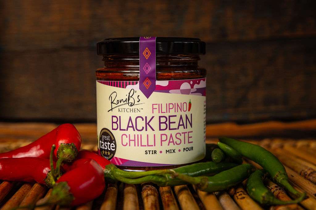Filipino Black Bean Chilli Paste | 3-Star Great Taste Award Winner | Featured in James Martin Saturday Morning Show | 190ml