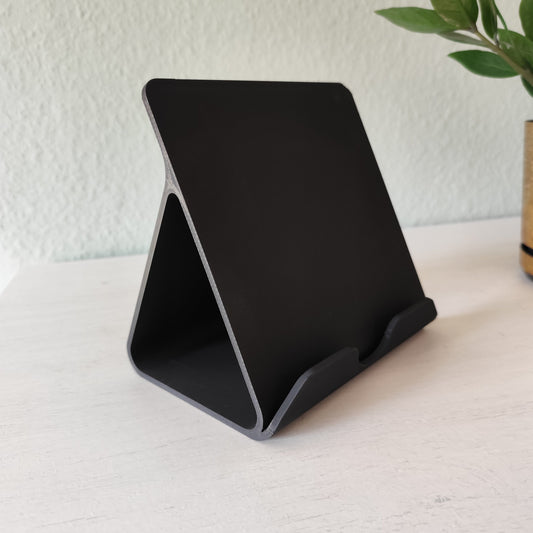 Modern 3D Printed iPad & Tablet Stand | Desk Tech Accessory