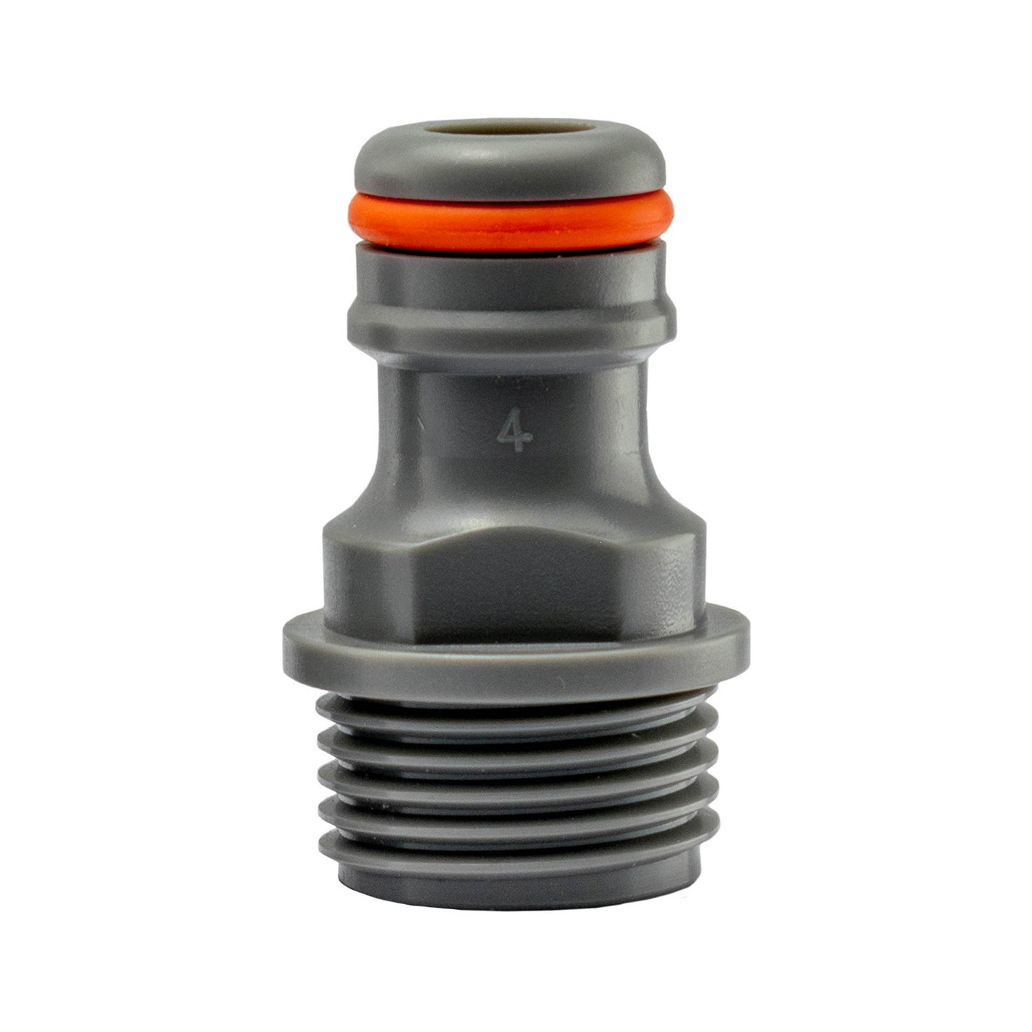 Wall Flange Kit 25mm MDPE + Bib Valve + Click Lock Male WL