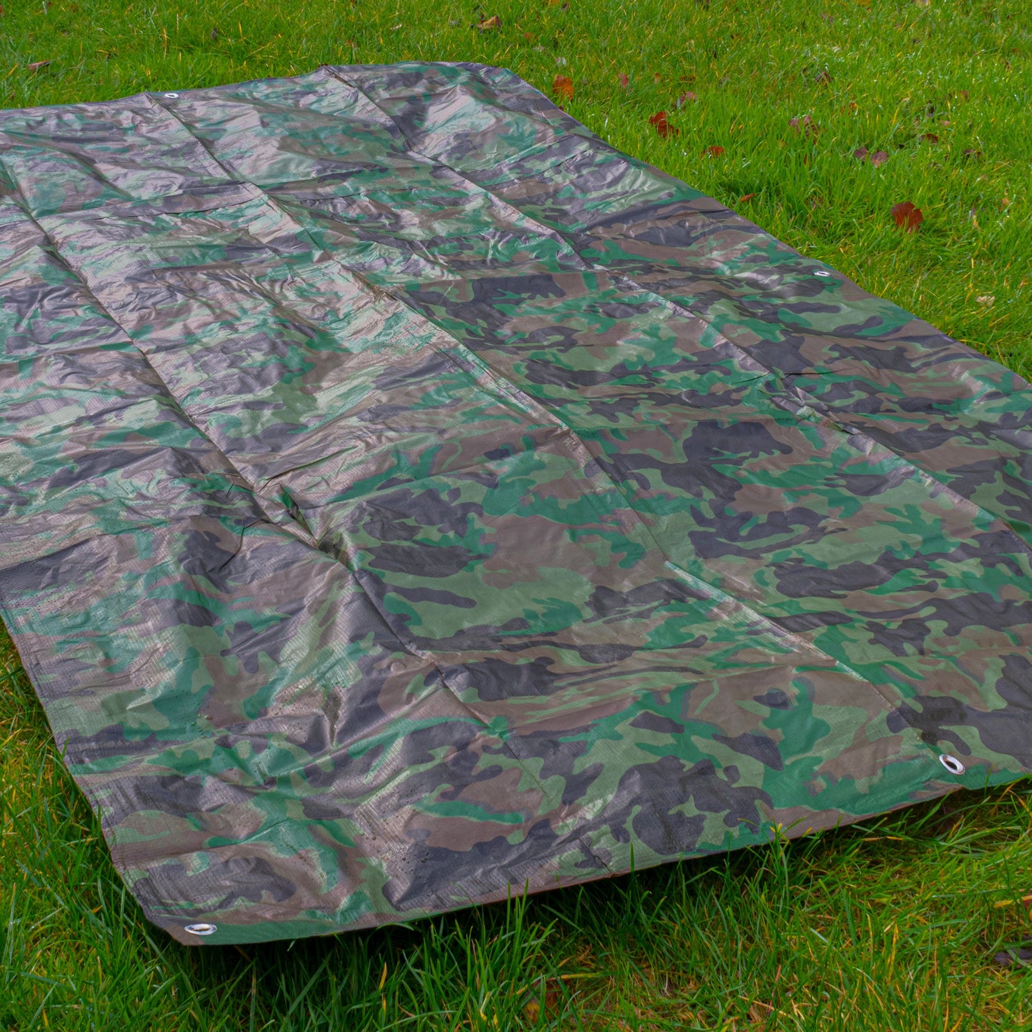 Camouflage M-Grade Tarpaulin 4m x 4m