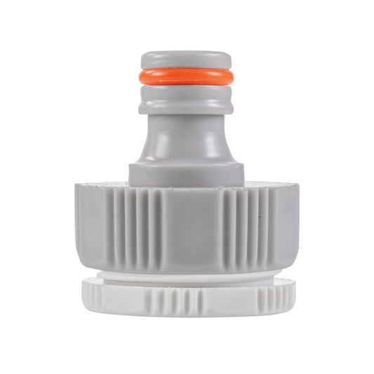 Female Tap Connector 1" or 3/4" BSP Female, Gray/White