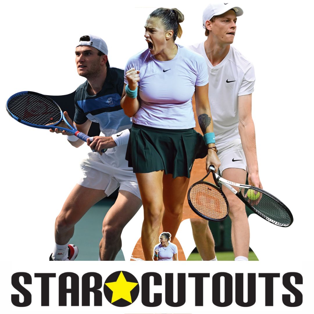 CS1212 Jannik Sinner -Tennis Player Cardboard Cut Out Height 191cm