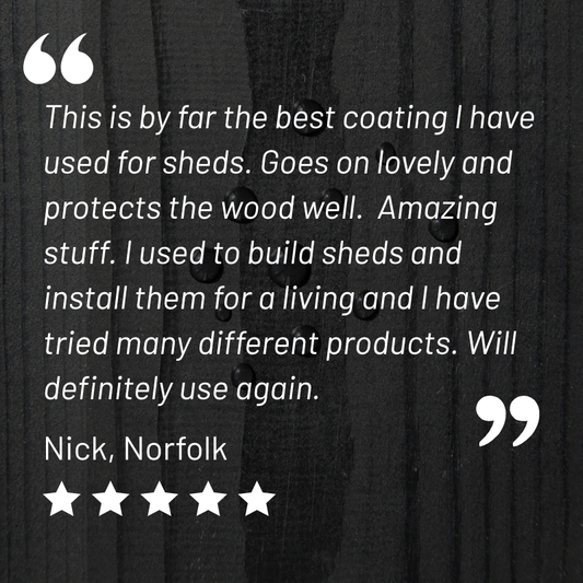 Black - Timber Eco Shield Wood Stain