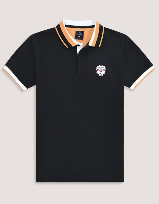 Black Union Jack Polo Shirt