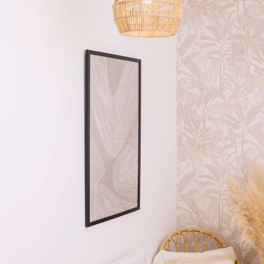 Flowing Contours Line Art Print