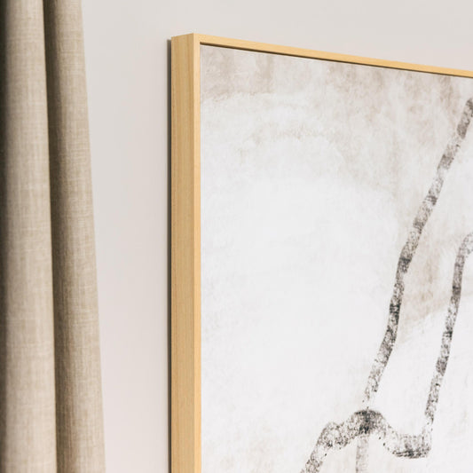 Modo III Portrait Framed Printed Canvas