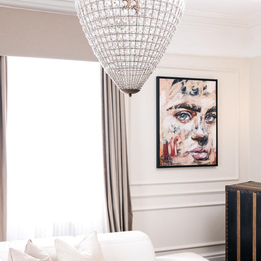 Something From Nothing Portrait Framed Printed Canvas