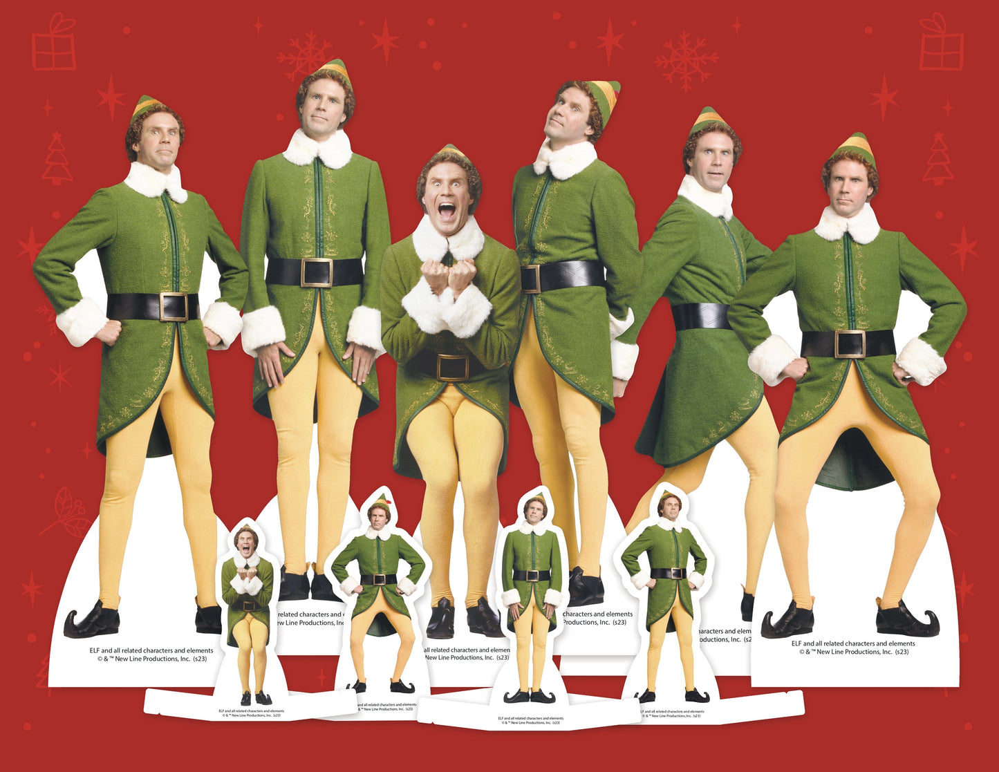 TT022 Buddy Elf Christmas Table Top Decorations aka Table Toppers