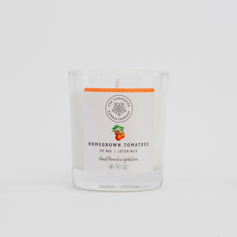 Homegrown Tomatoes Candle in Glass Tumbler