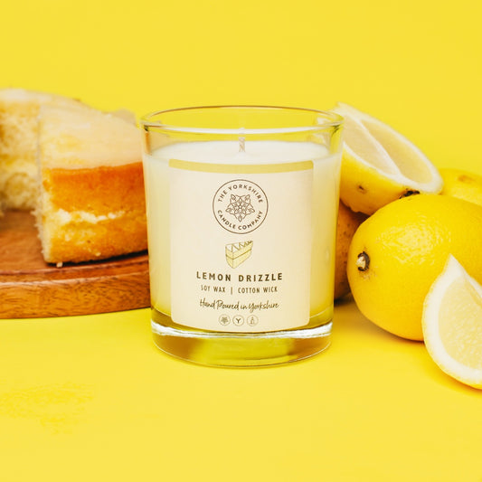 Lemon Drizzle Candle in Glass Tumbler